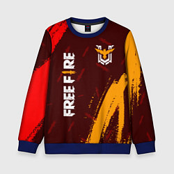 Свитшот детский FREE FIRE ФРИ ФАЕР, цвет: 3D-синий