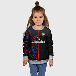 Свитшот детский ARSENAL UNIFORM 2020, цвет: 3D-меланж — фото 2