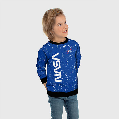 Детский свитшот NASA НАСА / 3D-Черный – фото 3