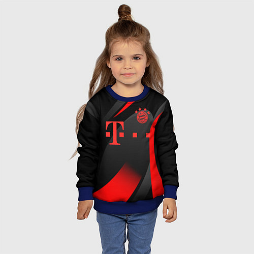 Детский свитшот FC Bayern Munchen / 3D-Синий – фото 4