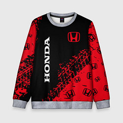 Свитшот детский HONDA ХОНДА, цвет: 3D-меланж