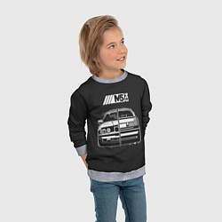Свитшот детский BMW, цвет: 3D-меланж — фото 2