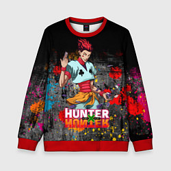 Свитшот детский Хисока Hunter x Hunter, цвет: 3D-красный