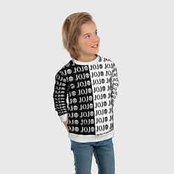 Свитшот детский JoJo Bizarre Adventure, цвет: 3D-белый — фото 2