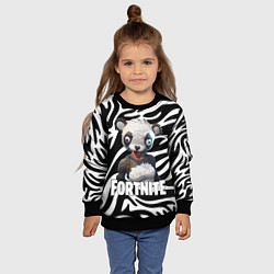 Свитшот детский Fortnite Panda, цвет: 3D-черный — фото 2