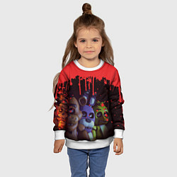 Свитшот детский Five Nights At Freddys, цвет: 3D-белый — фото 2
