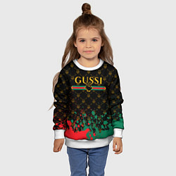 Свитшот детский GUSSI ГУСИ, цвет: 3D-белый — фото 2
