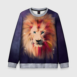 Свитшот детский Звездный Лев, цвет: 3D-меланж