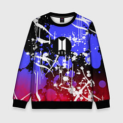 Свитшот детский BTS, цвет: 3D-черный