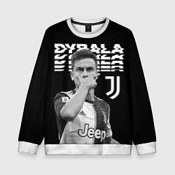 Свитшот детский Paulo Dybala, цвет: 3D-белый