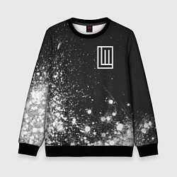 Свитшот детский LINDEMANN ЛИНДЕМАНН, цвет: 3D-черный