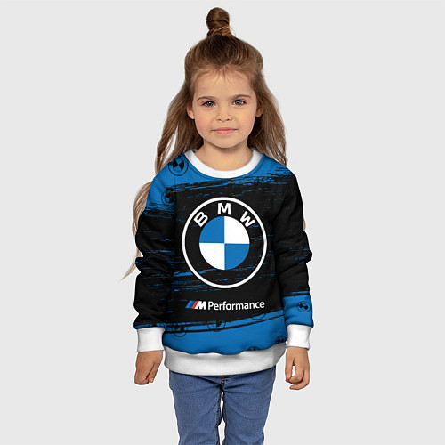 Детский свитшот BMW БМВ / 3D-Белый – фото 4