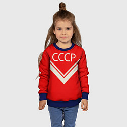 Свитшот детский СССР хоккейная форма, цвет: 3D-синий — фото 2