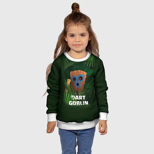 Детский свитшот Clash of Clans / 3D-Белый – фото 4