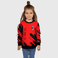 Свитшот детский AC MILAN МИЛАН, цвет: 3D-черный — фото 2