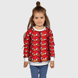 Свитшот детский Knuckles, цвет: 3D-белый — фото 2