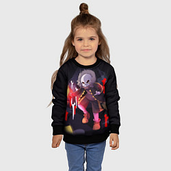 Свитшот детский UNDERTALE, цвет: 3D-черный — фото 2