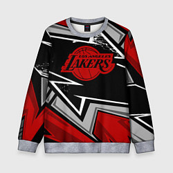 Свитшот детский LA LAKERS RED, цвет: 3D-меланж