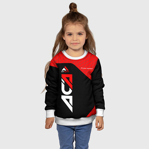 Детский свитшот Iam Fighter Z / 3D-Белый – фото 4