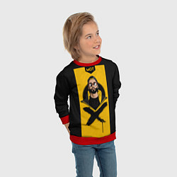 Свитшот детский Мот, цвет: 3D-красный — фото 2