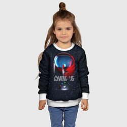 Свитшот детский AMONG US, цвет: 3D-белый — фото 2