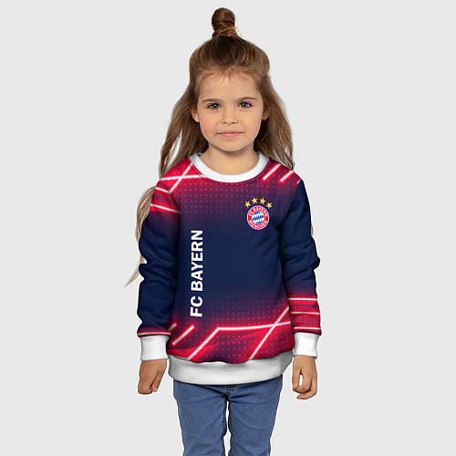 Детский свитшот БАВАРИЯ / 3D-Белый – фото 4