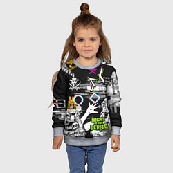 Свитшот детский Watch Dogs, цвет: 3D-меланж — фото 2