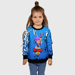Свитшот детский BRAWL STARS SHELLY PSG, цвет: 3D-черный — фото 2