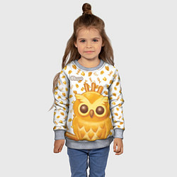 Свитшот детский Fwooper Cookie, цвет: 3D-меланж — фото 2