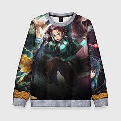 Детский свитшот КЛИНОК РАССЕКАЮЩИЙ ДЕМОНОВ