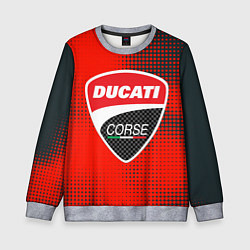 Детский свитшот Ducati Corse logo