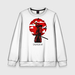 Свитшот детский Samurai, цвет: 3D-белый