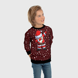 Свитшот детский Dab-Santa, цвет: 3D-черный — фото 2
