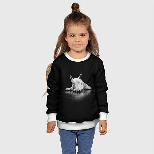 Детский свитшот Puppy / 3D-Белый – фото 4