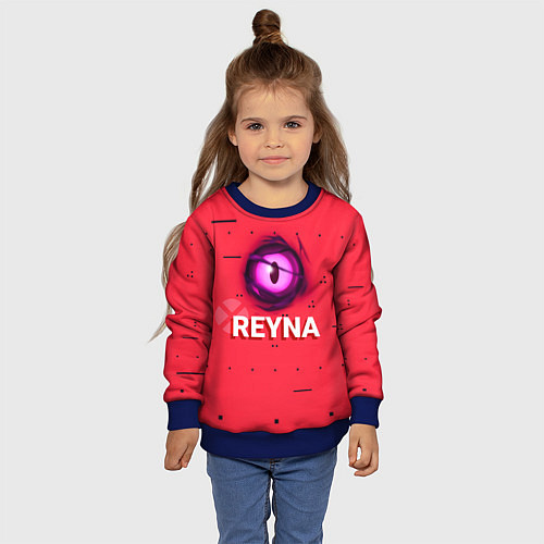 Детский свитшот Reyna / 3D-Синий – фото 4