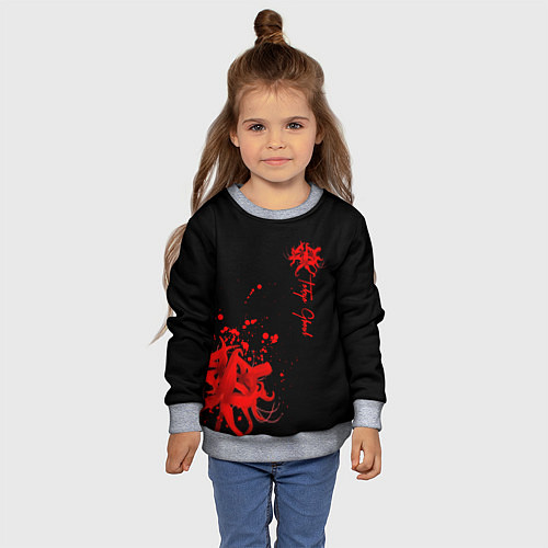 Детский свитшот Tokyo Ghoul / 3D-Меланж – фото 4