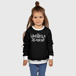 Свитшот детский Umbrella academy, цвет: 3D-белый — фото 2