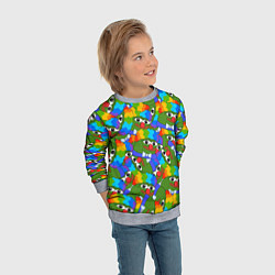 Свитшот детский ПЕПЕ КЛОУН, цвет: 3D-меланж — фото 2