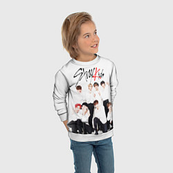 Свитшот детский STRAY KIDS, цвет: 3D-белый — фото 2