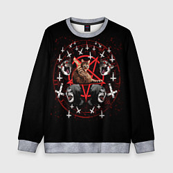 Детский свитшот Satanic Cat