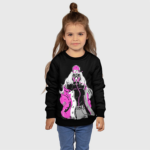 Детский свитшот Corona / 3D-Черный – фото 4