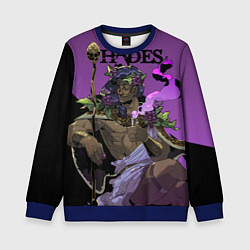 Свитшот детский Hades - Дионис, цвет: 3D-синий