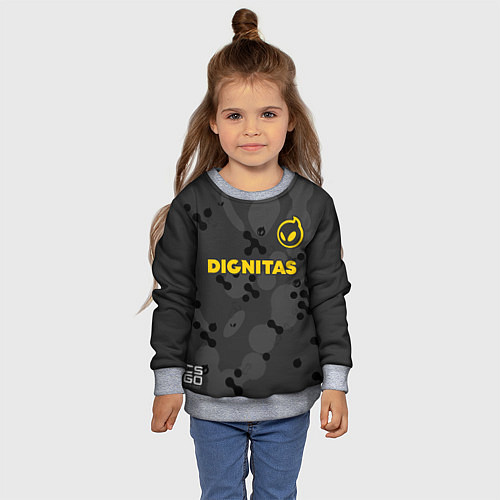 Детский свитшот Dignitas Jersey pro 202122 / 3D-Меланж – фото 4