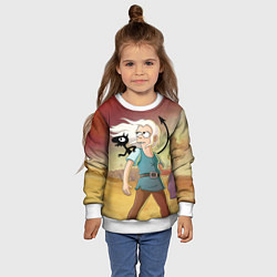 Свитшот детский Разочарование, цвет: 3D-белый — фото 2