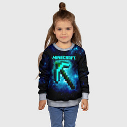 Свитшот детский Minecraft, цвет: 3D-меланж — фото 2
