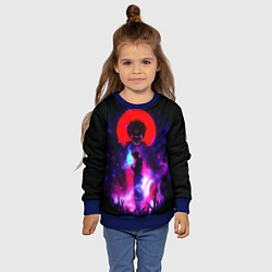 Свитшот детский Магическая битва Итадори, цвет: 3D-синий — фото 2