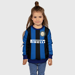 Свитшот детский Икарди FC Inter, цвет: 3D-синий — фото 2