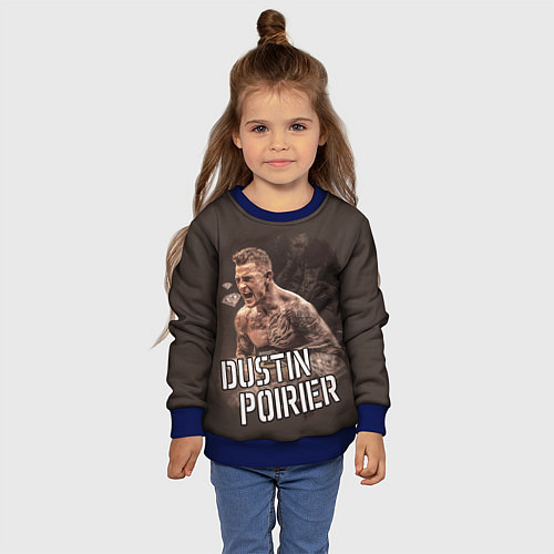 Детский свитшот ДАСТИН ПОРЬЕ / 3D-Синий – фото 4