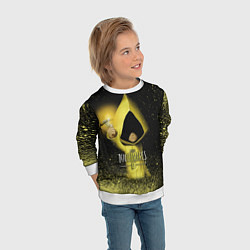 Свитшот детский Little Nightmares 2, цвет: 3D-белый — фото 2