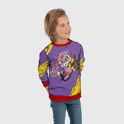 Свитшот детский Лион Dota 2, цвет: 3D-красный — фото 2